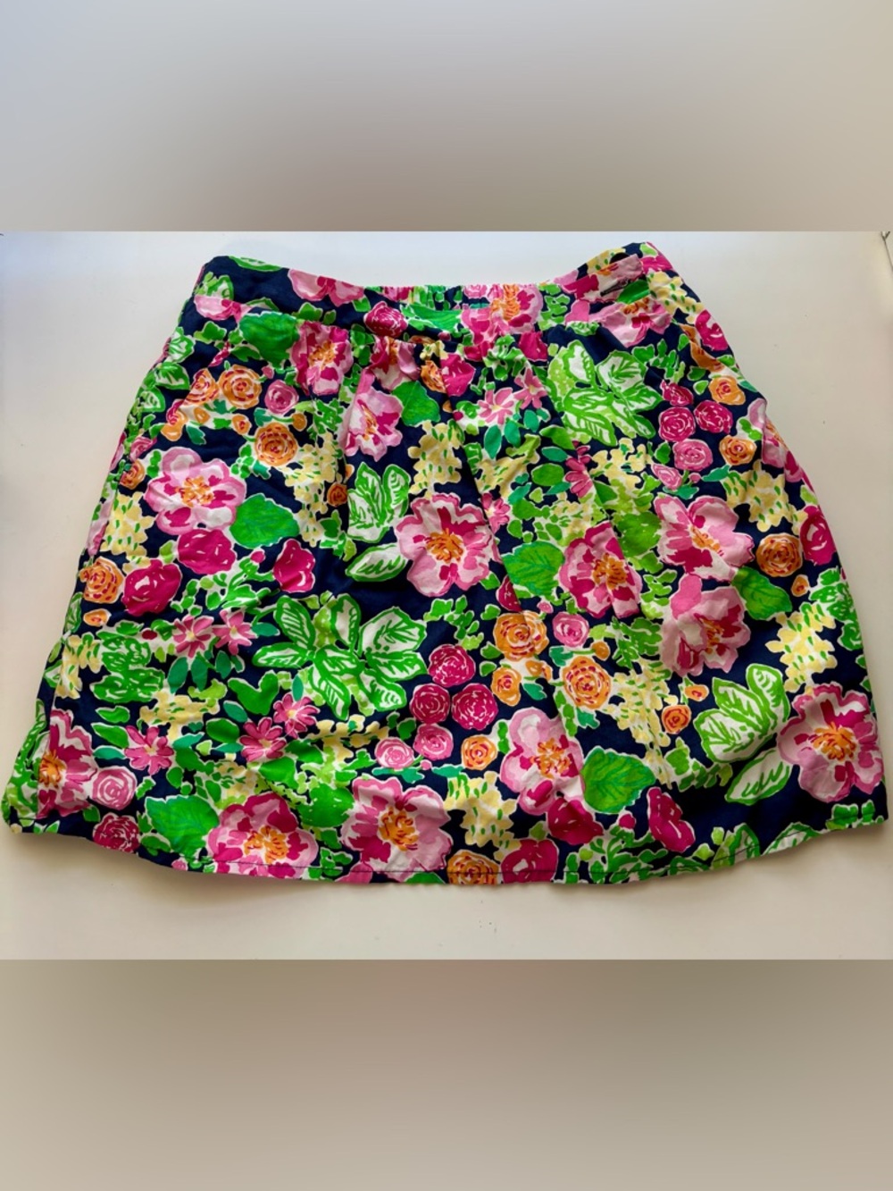 Lilly Pulitzer Floral Print Mini Skirt